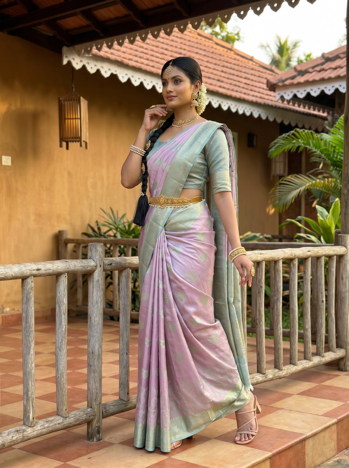 MIMOSA Saree Saree — pose 5 styling detail
