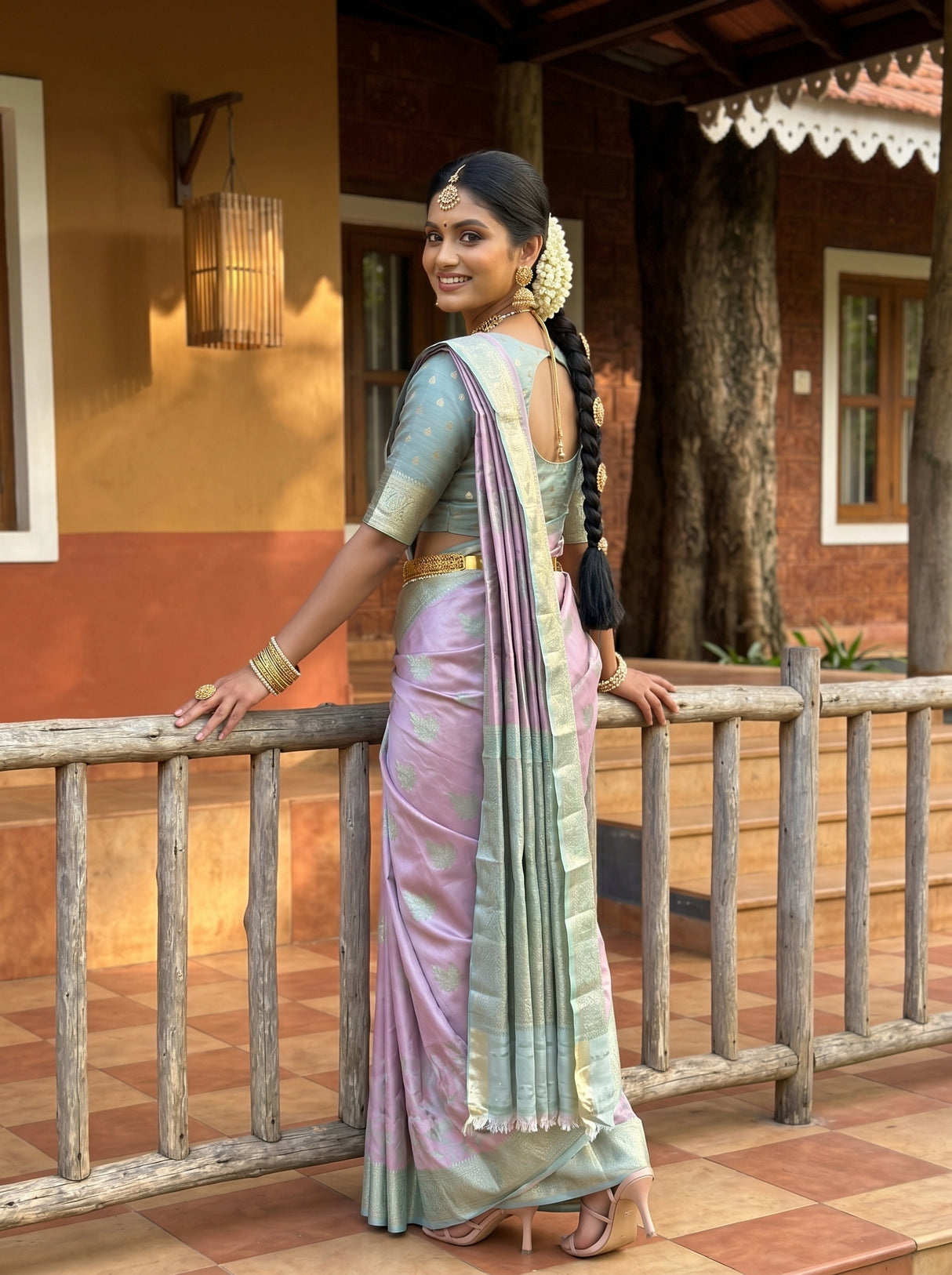 MIMOSA Saree Saree — pose 7 styling detail