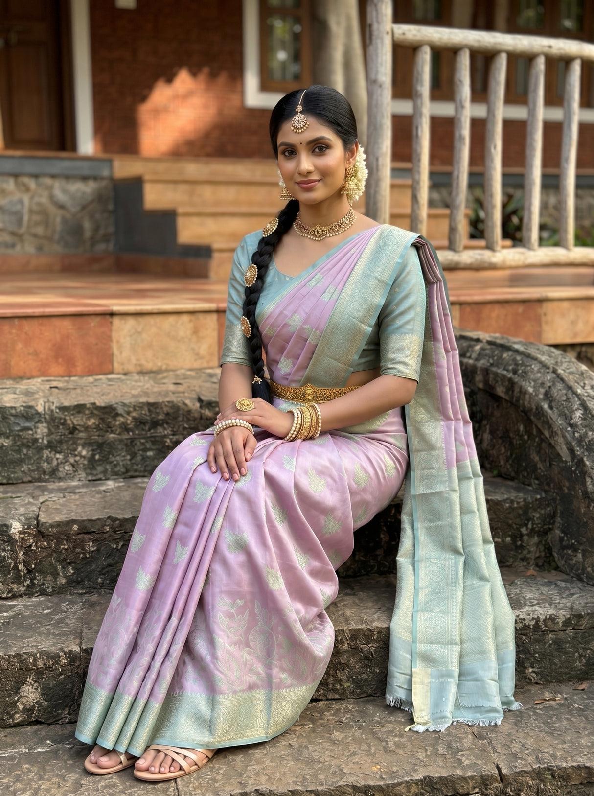 MIMOSA Saree Saree — pose 8 styling detail
