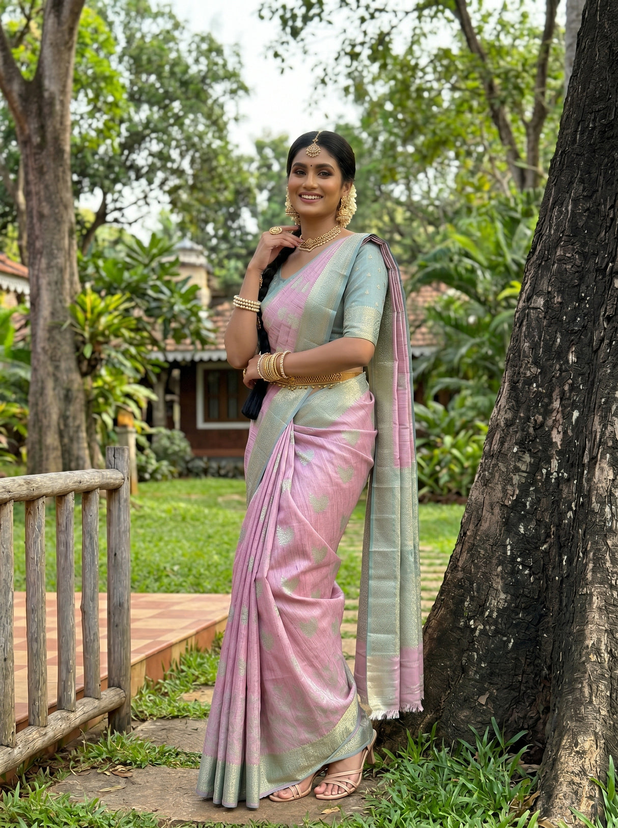 MIMOSA Saree Saree — pose 9 styling detail