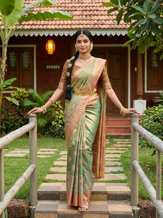 MIMOSA Saree Saree — front view on mannequin