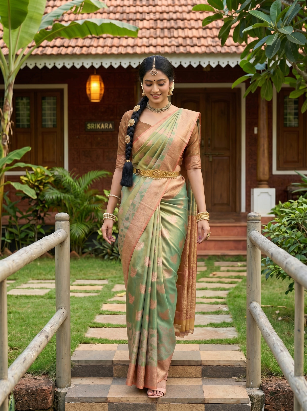 MIMOSA Saree Saree — pose 6 styling detail