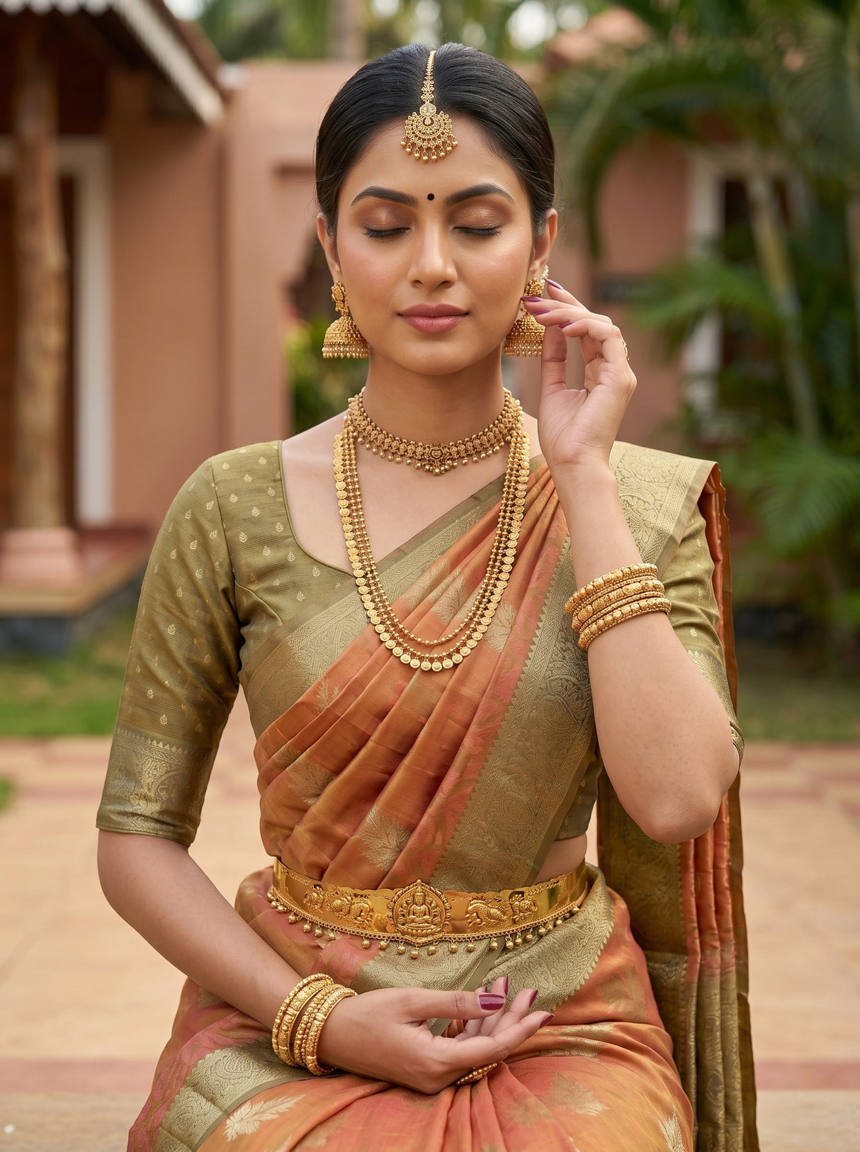 MIMOSA Saree Saree — pose 10 styling detail