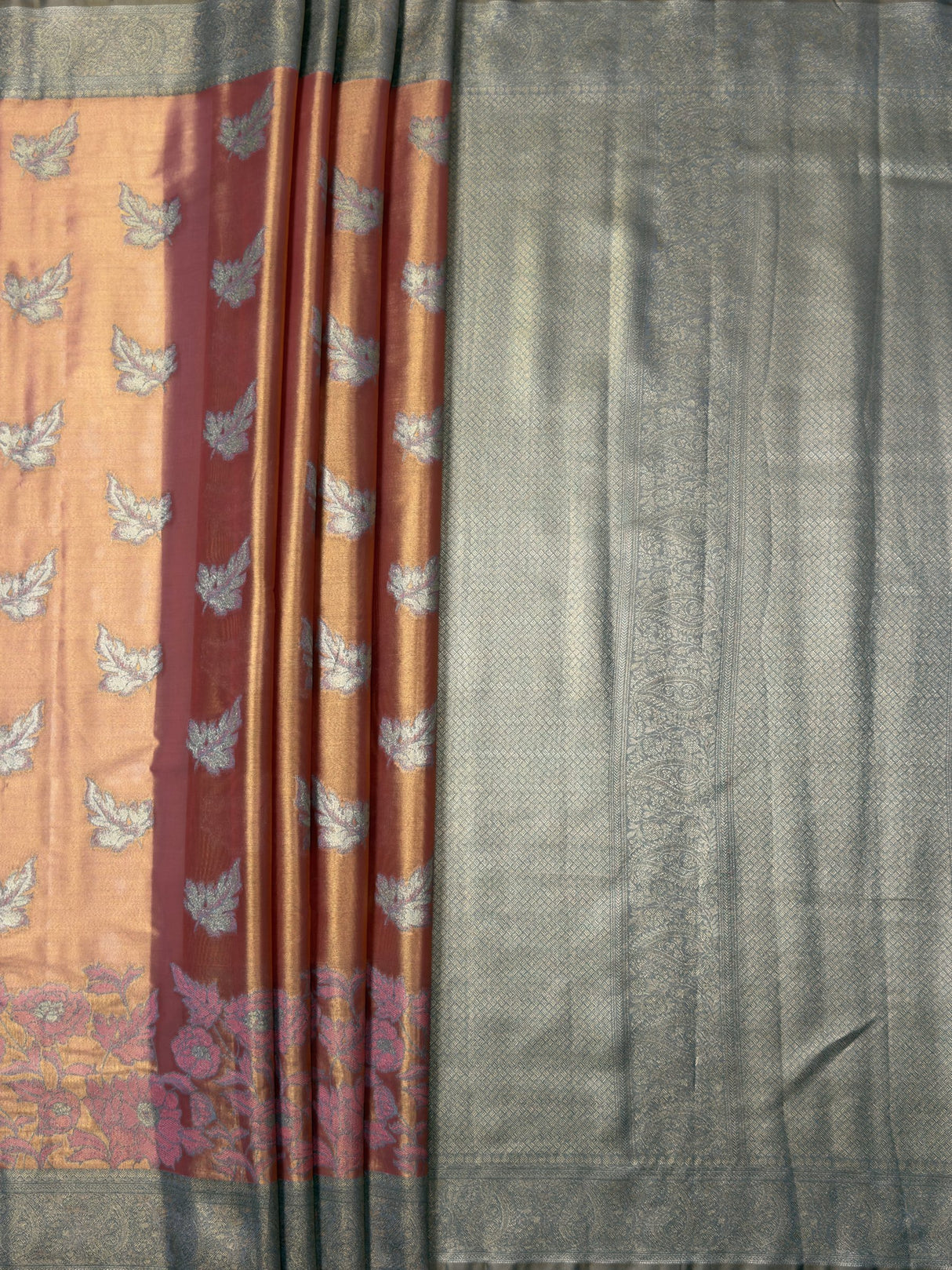 MIMOSA Saree Saree — pallu and zari work detail