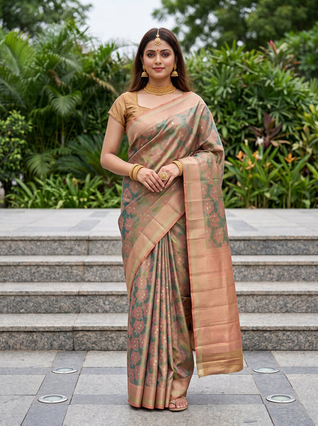 MIMOSA Saree Saree — front view on mannequin