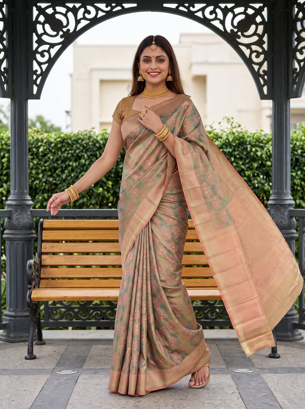 MIMOSA Saree Saree — pose 9 styling detail