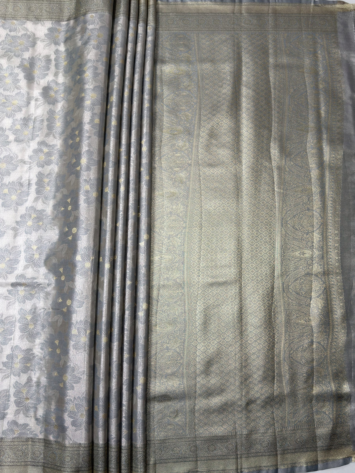 MIMOSA Saree Saree — pallu and zari work detail