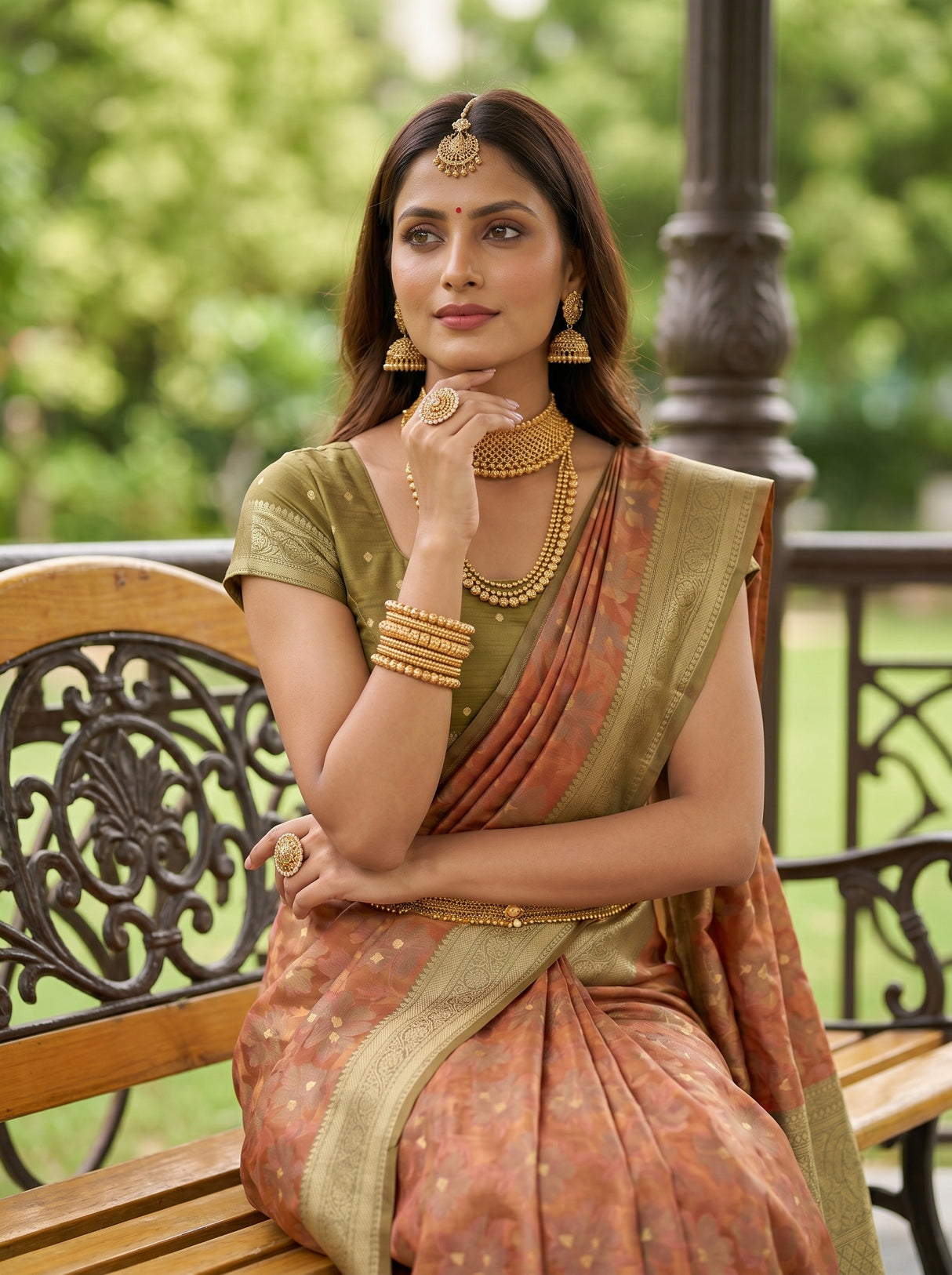 MIMOSA Saree Saree — pose 10 styling detail