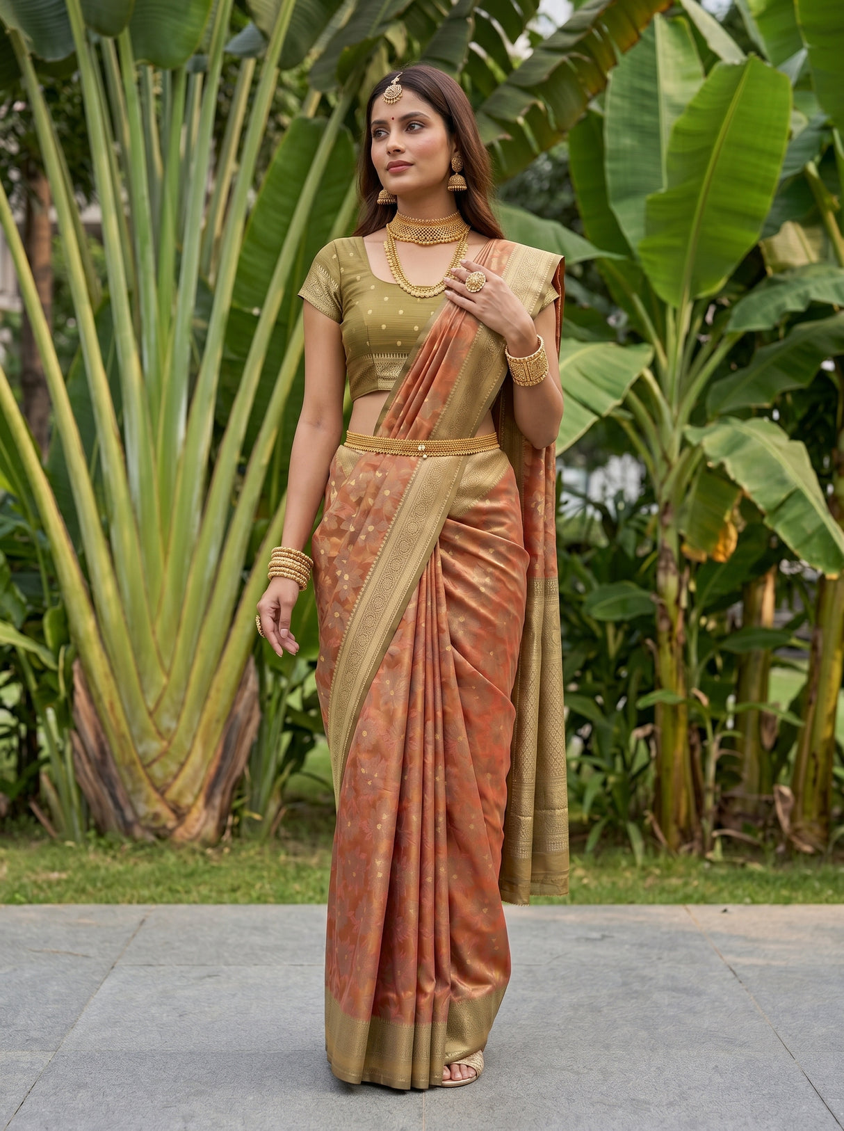 MIMOSA Saree Saree — pose 5 styling detail
