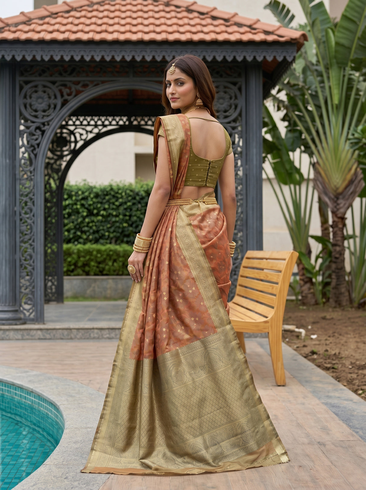 MIMOSA Saree Saree — pose 7 styling detail