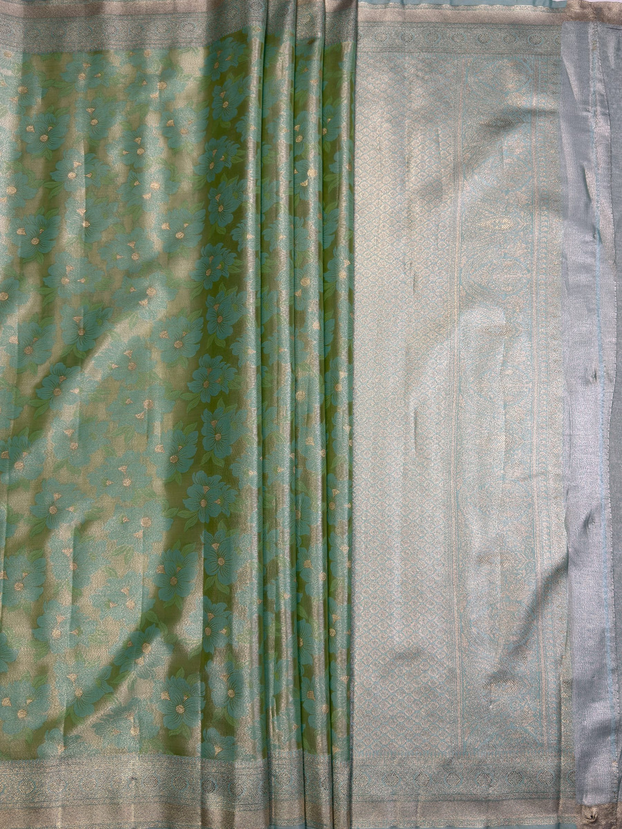 MIMOSA Saree Saree — pallu and zari work detail