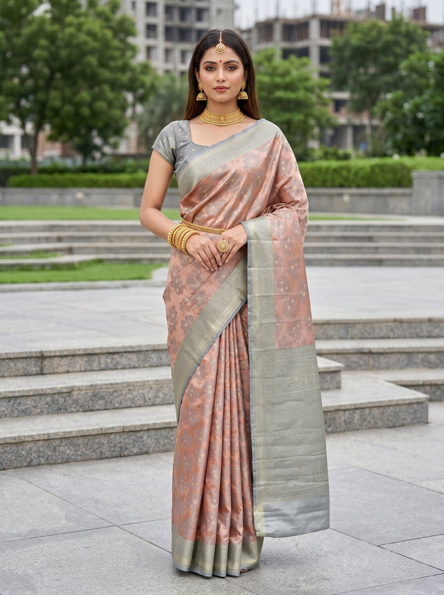 MIMOSA Saree Saree — front view on mannequin