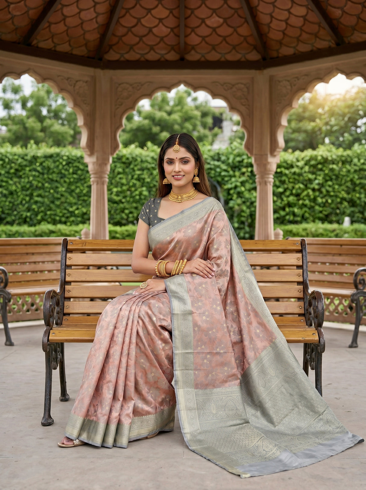 MIMOSA Saree Saree — pose 8 styling detail