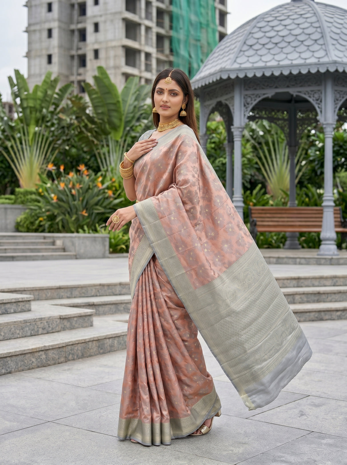 MIMOSA Saree Saree — pose 9 styling detail