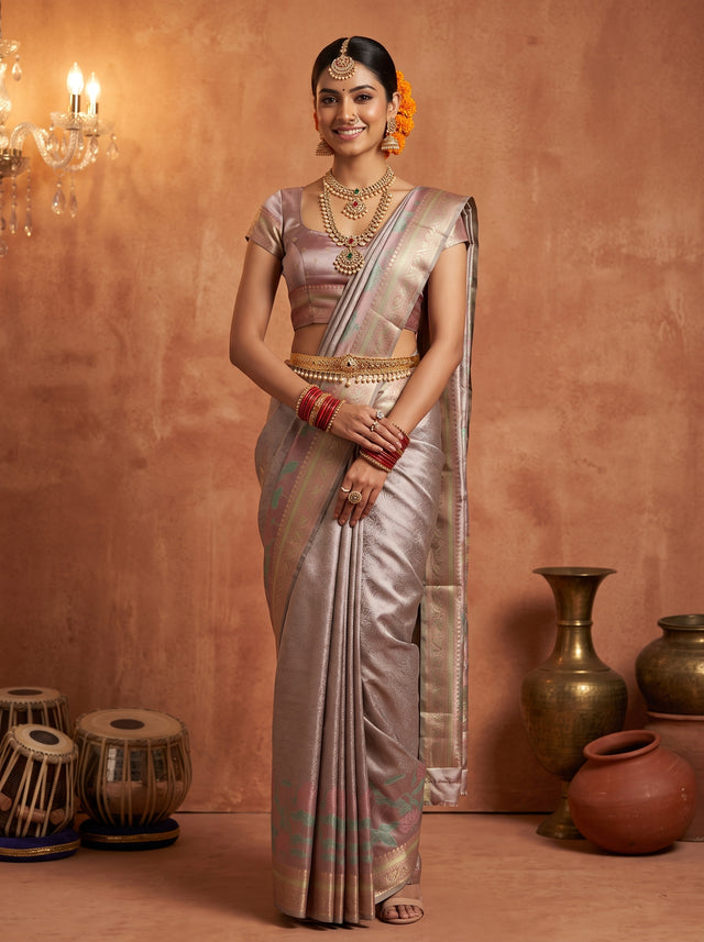 MIMOSA Saree Saree — front view on mannequin
