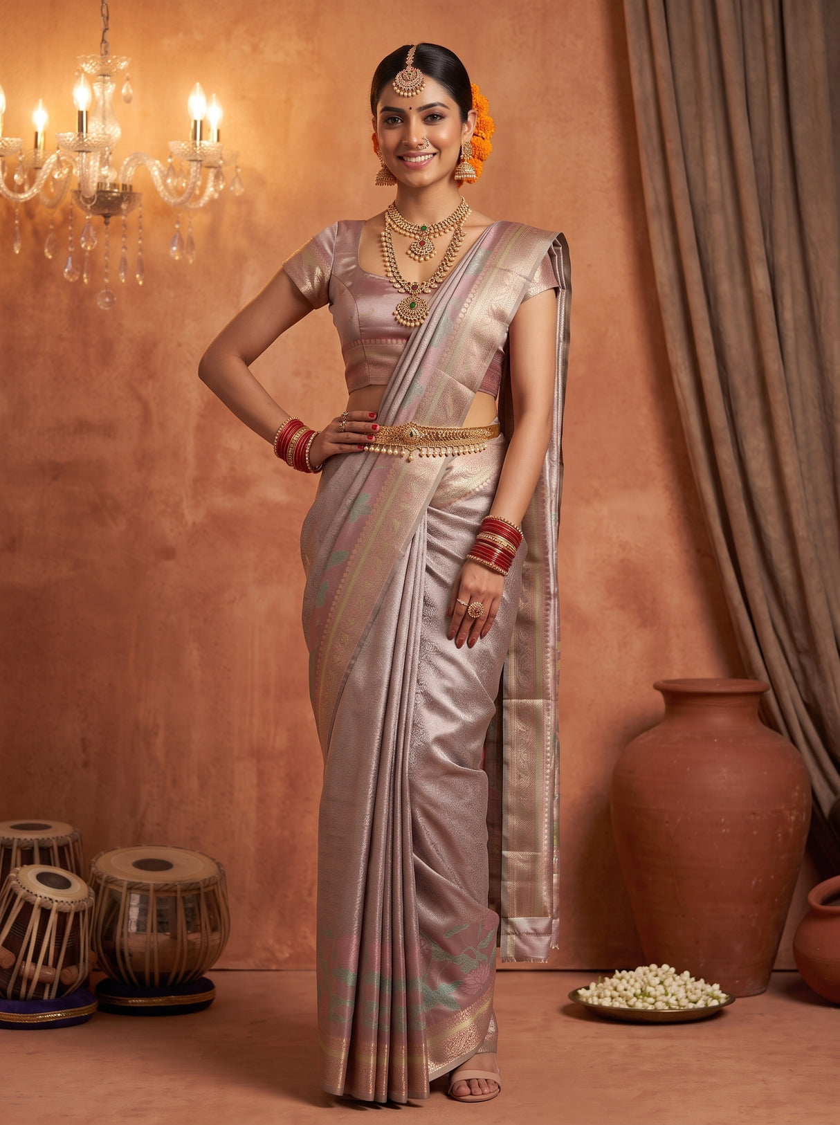MIMOSA Saree Saree — pose 4 styling detail