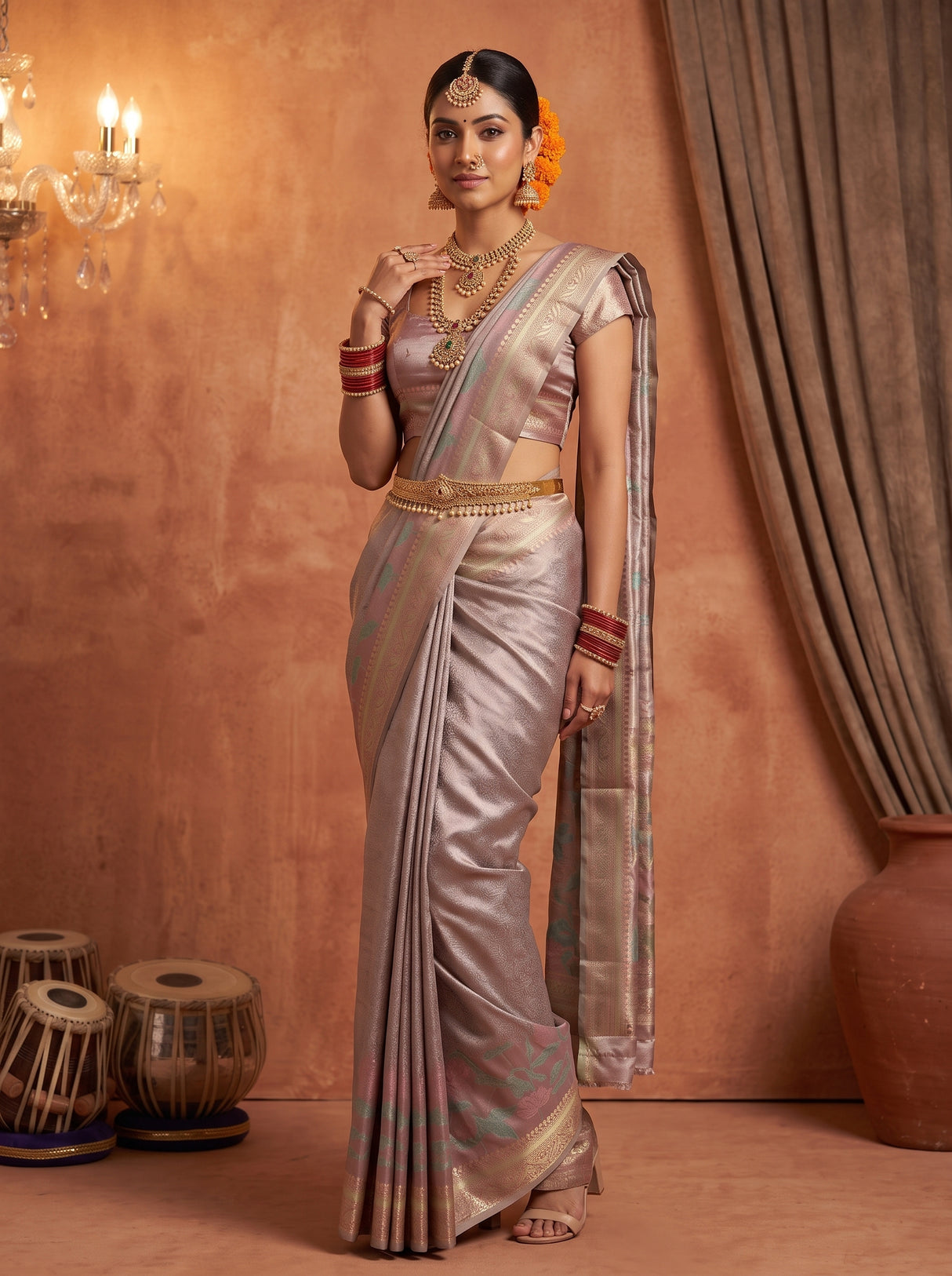 MIMOSA Saree Saree — pose 5 styling detail