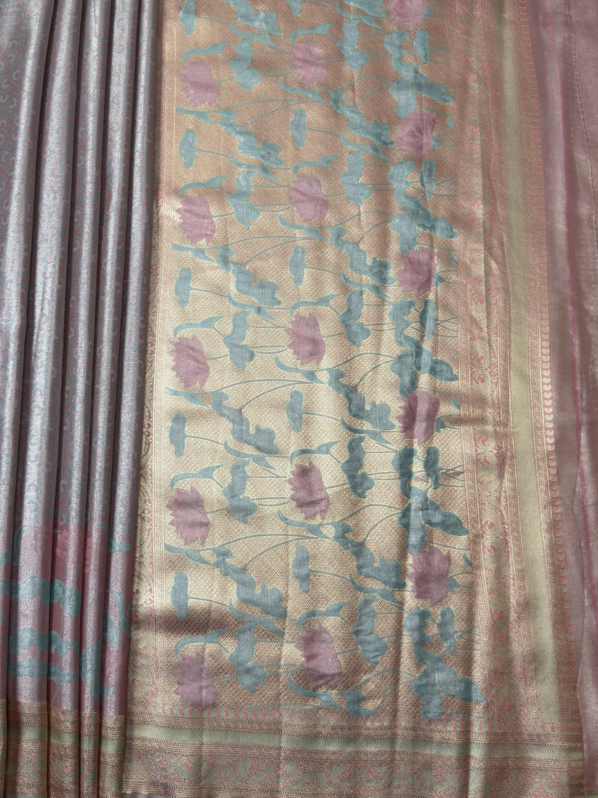 MIMOSA Saree Saree — pallu and zari work detail