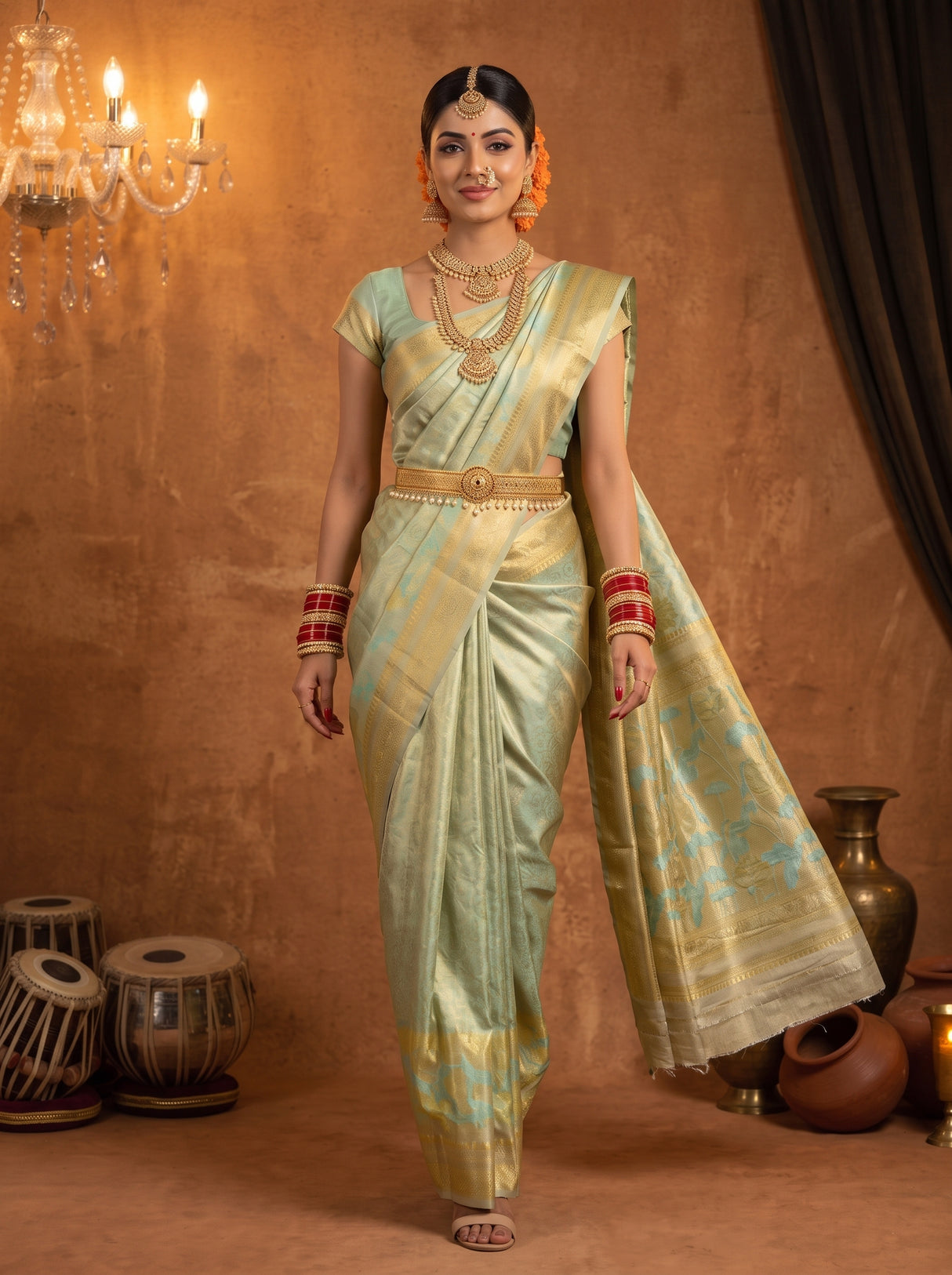 MIMOSA Saree Saree — pose 6 styling detail