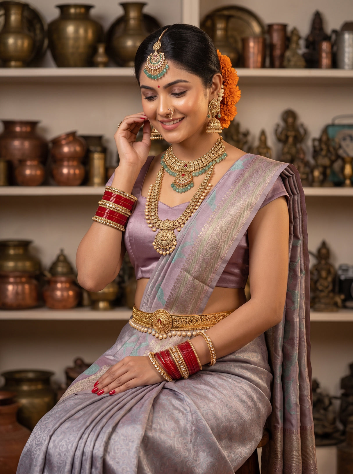 MIMOSA Saree Saree — pose 10 styling detail