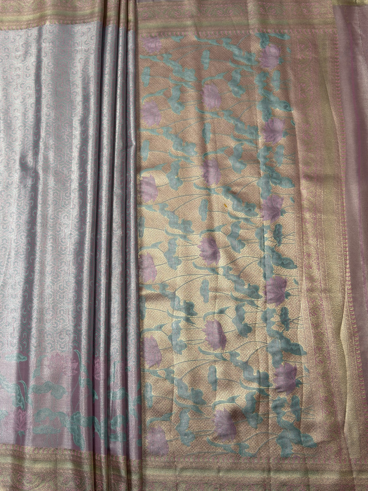 MIMOSA Saree Saree — pallu and zari work detail