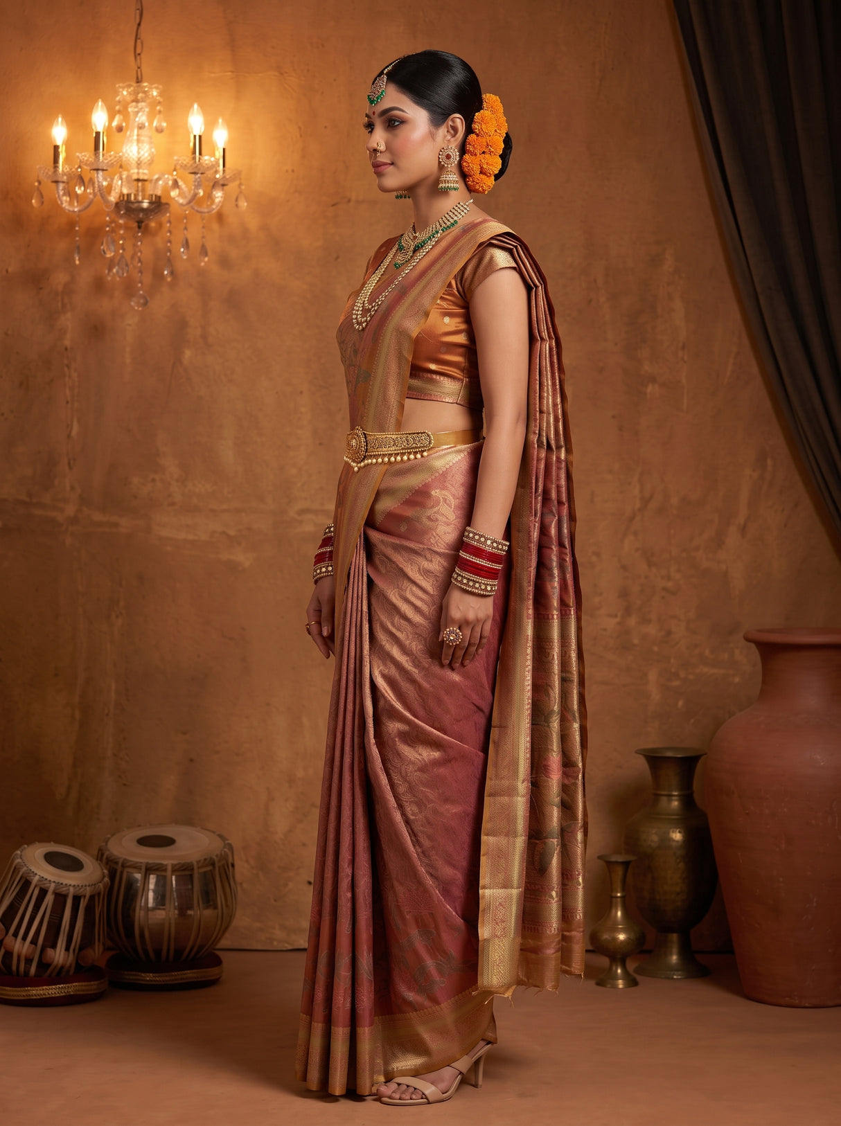 MIMOSA Saree Saree — pose 3 styling detail