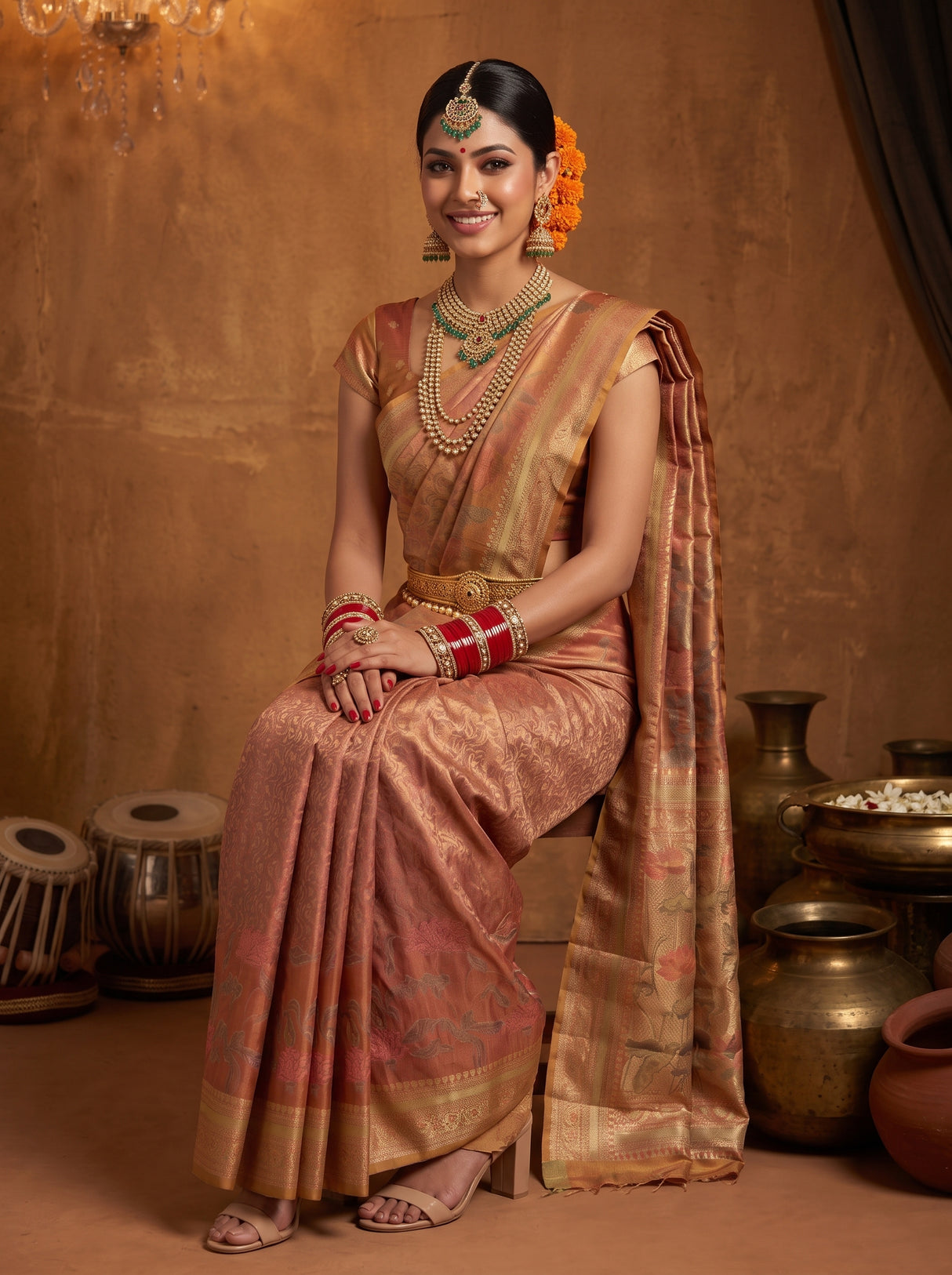 MIMOSA Saree Saree — pose 8 styling detail