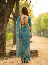MIMOSA Saree Saree — pose 2 styling detail