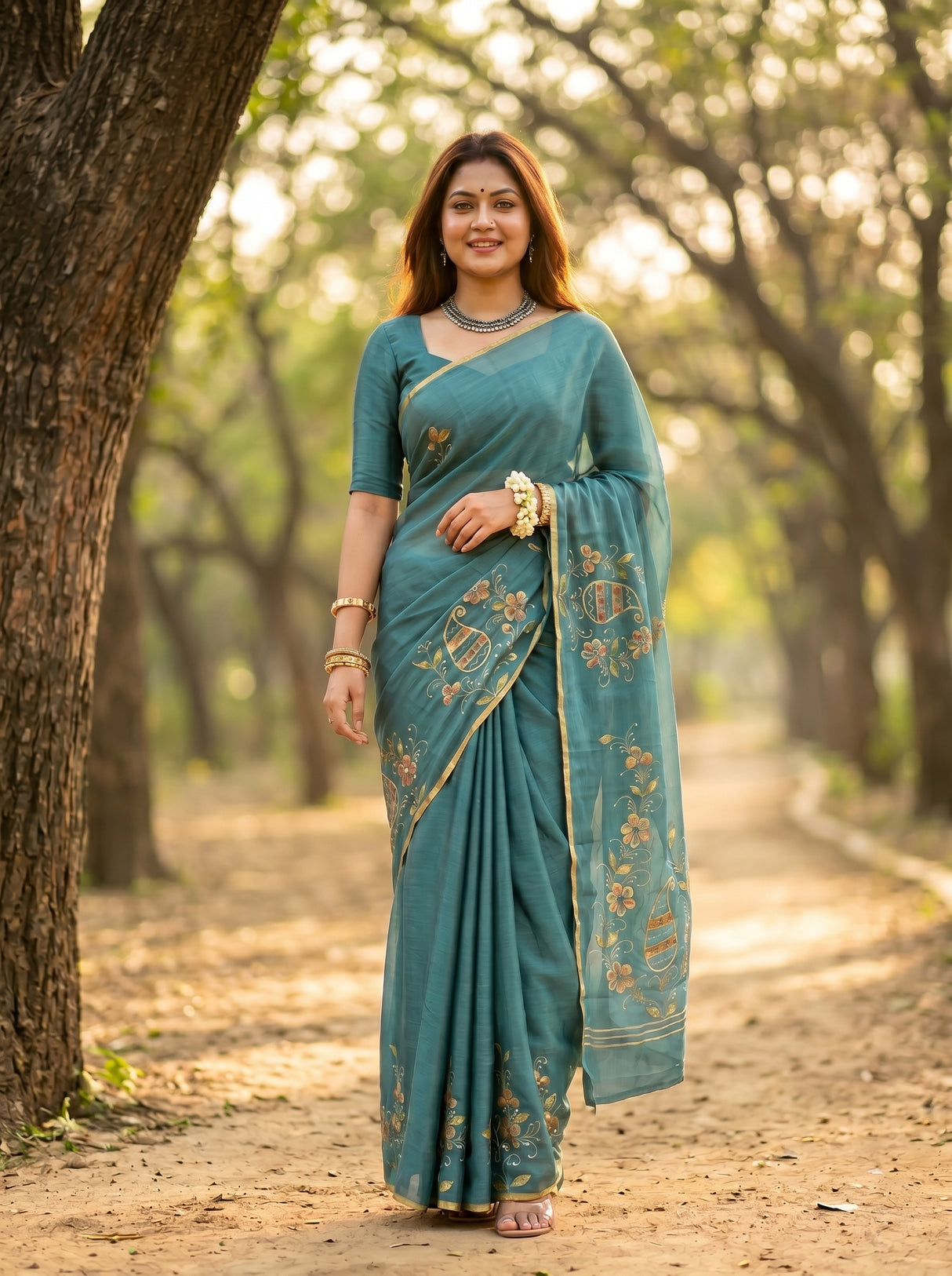 MIMOSA Saree Saree — pose 4 styling detail