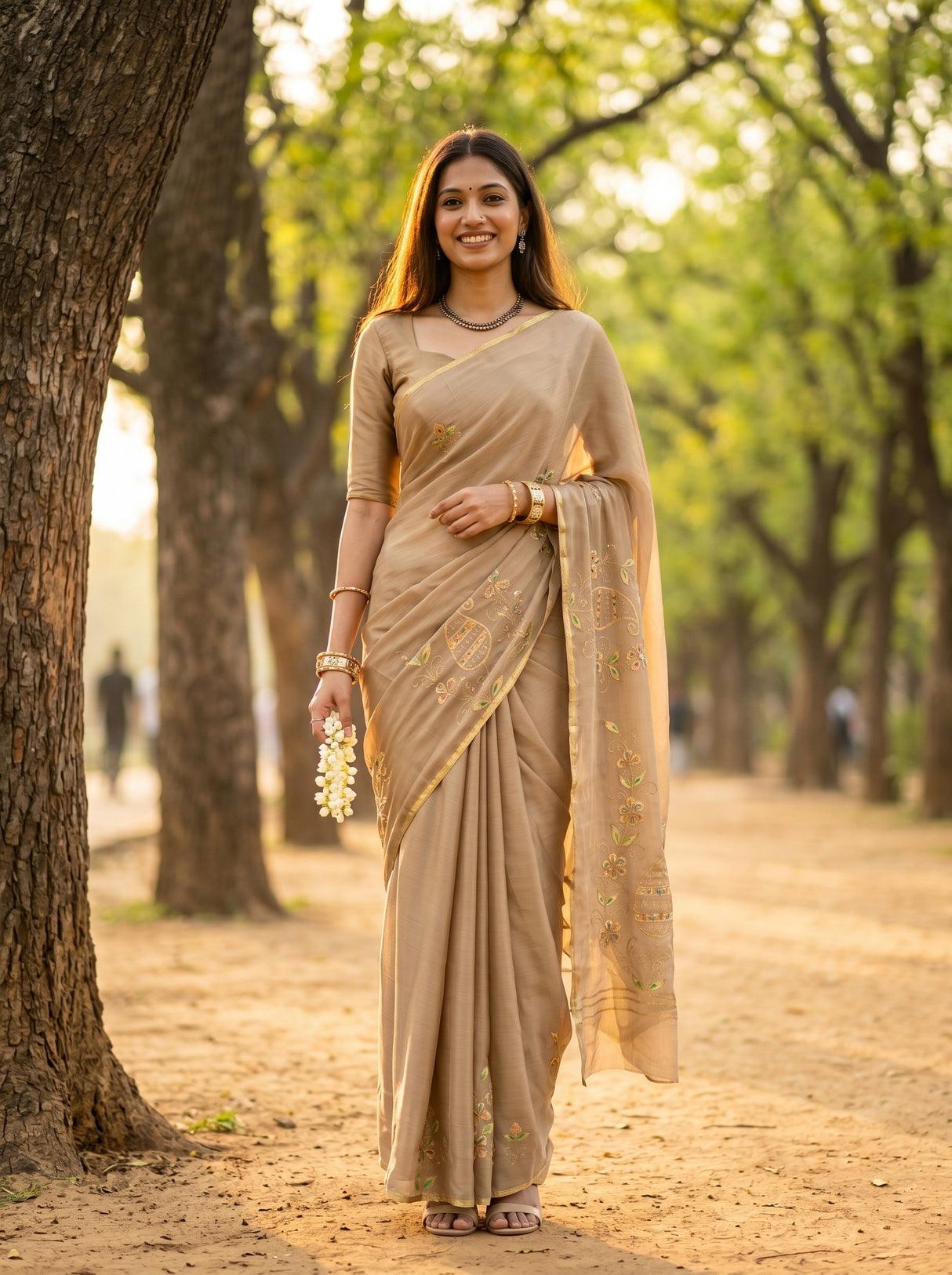 MIMOSA Saree Saree — front view on mannequin