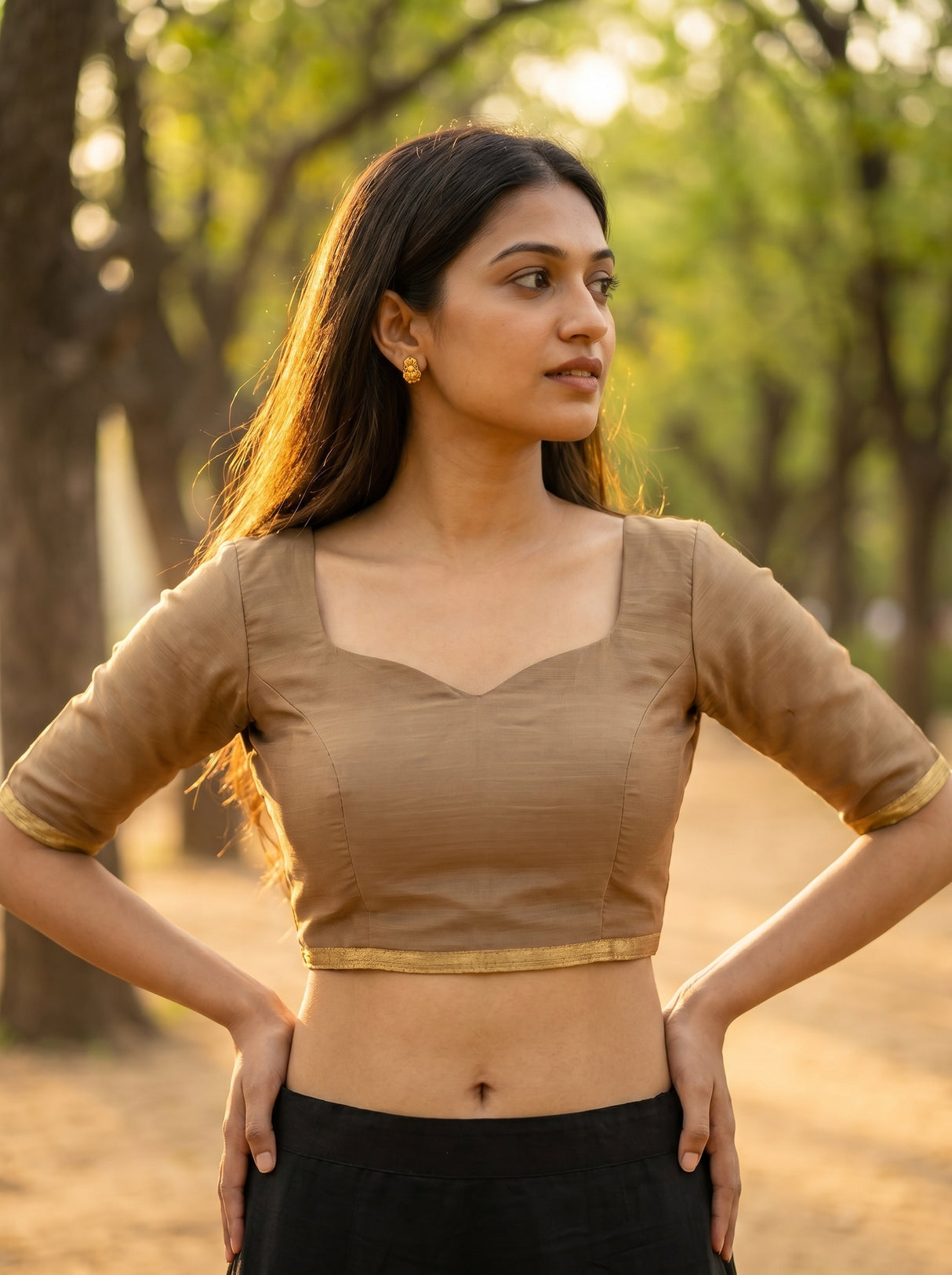MIMOSA Saree Saree — blouse close-up