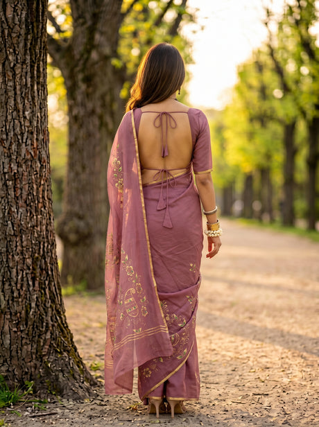 MIMOSA Saree Saree — pose 2 styling detail