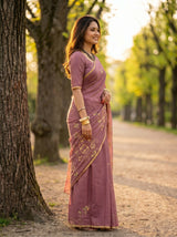 MIMOSA Saree Saree — pose 3 styling detail