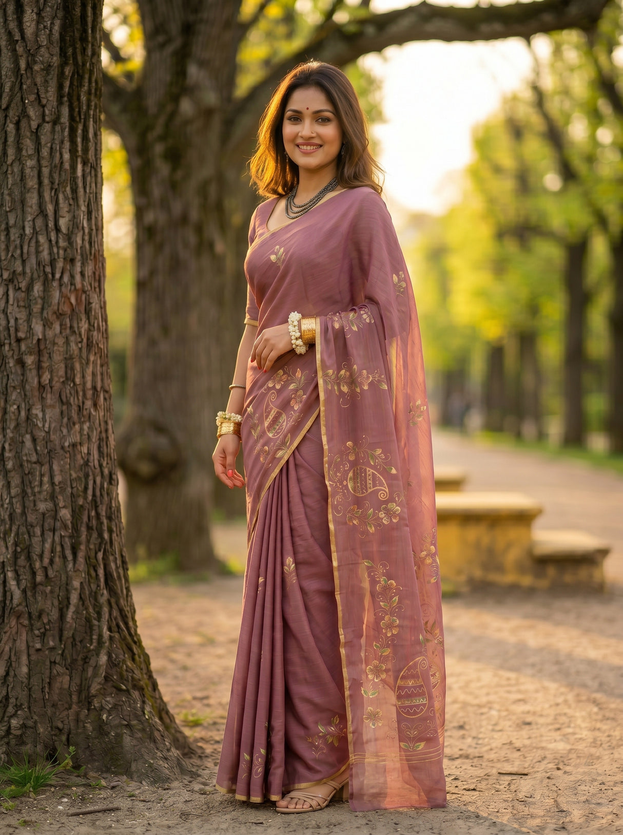 MIMOSA Saree Saree — pose 9 styling detail