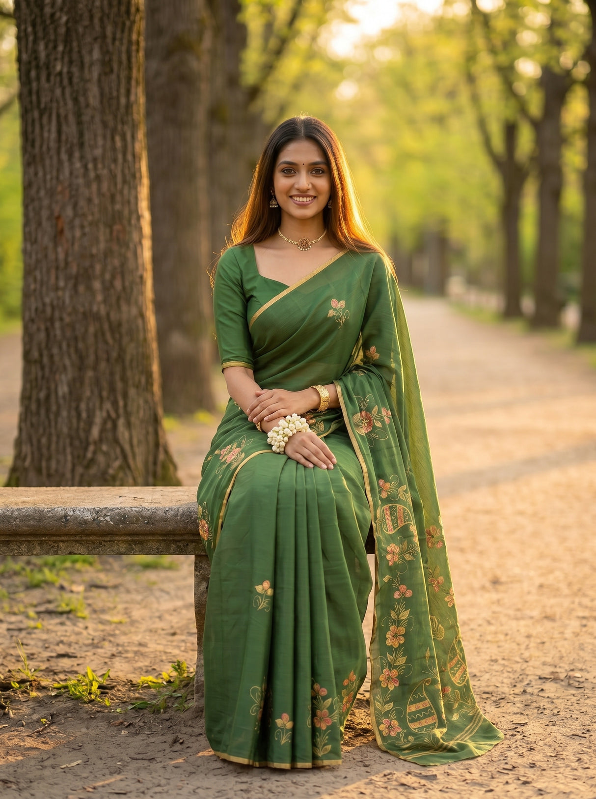 MIMOSA Saree Saree — pose 8 styling detail