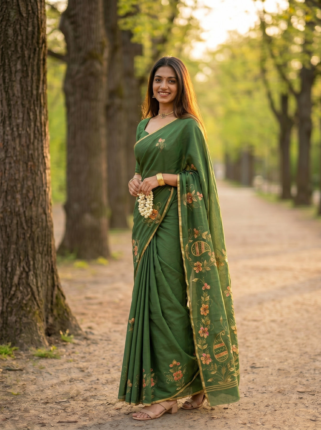MIMOSA Saree Saree — pose 9 styling detail