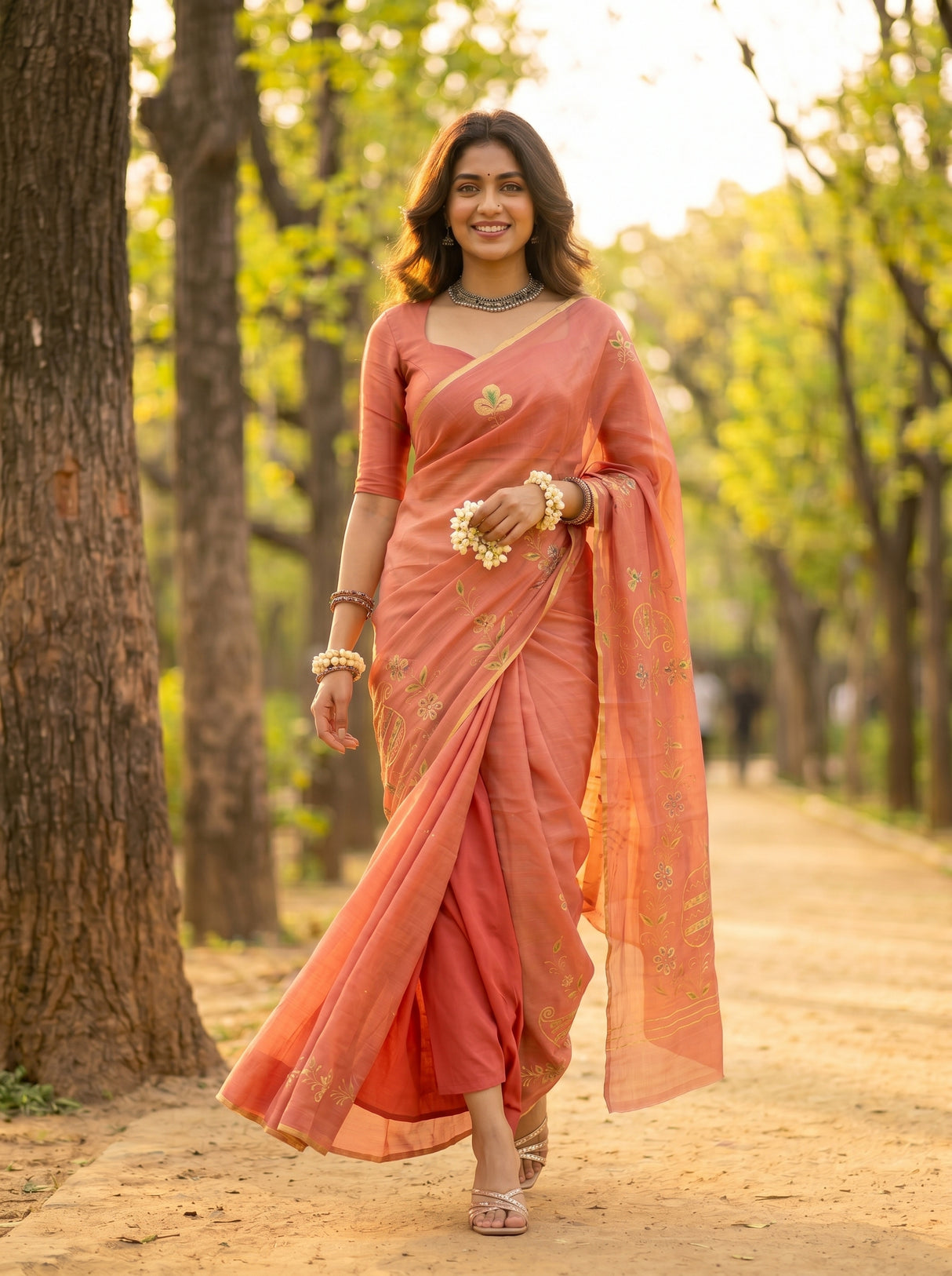 MIMOSA Saree Saree — pose 6 styling detail