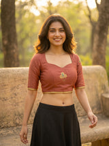 MIMOSA Saree Saree — blouse close-up
