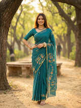 MIMOSA Saree Saree — pose 4 styling detail