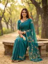 MIMOSA Saree Saree — pose 8 styling detail