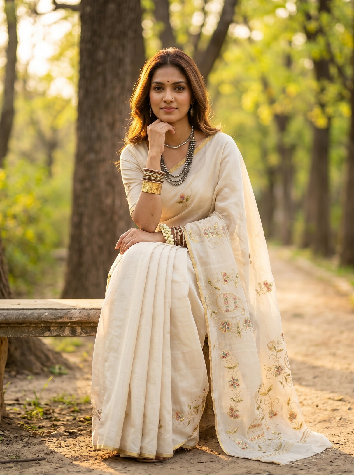 MIMOSA Saree Saree — pose 8 styling detail