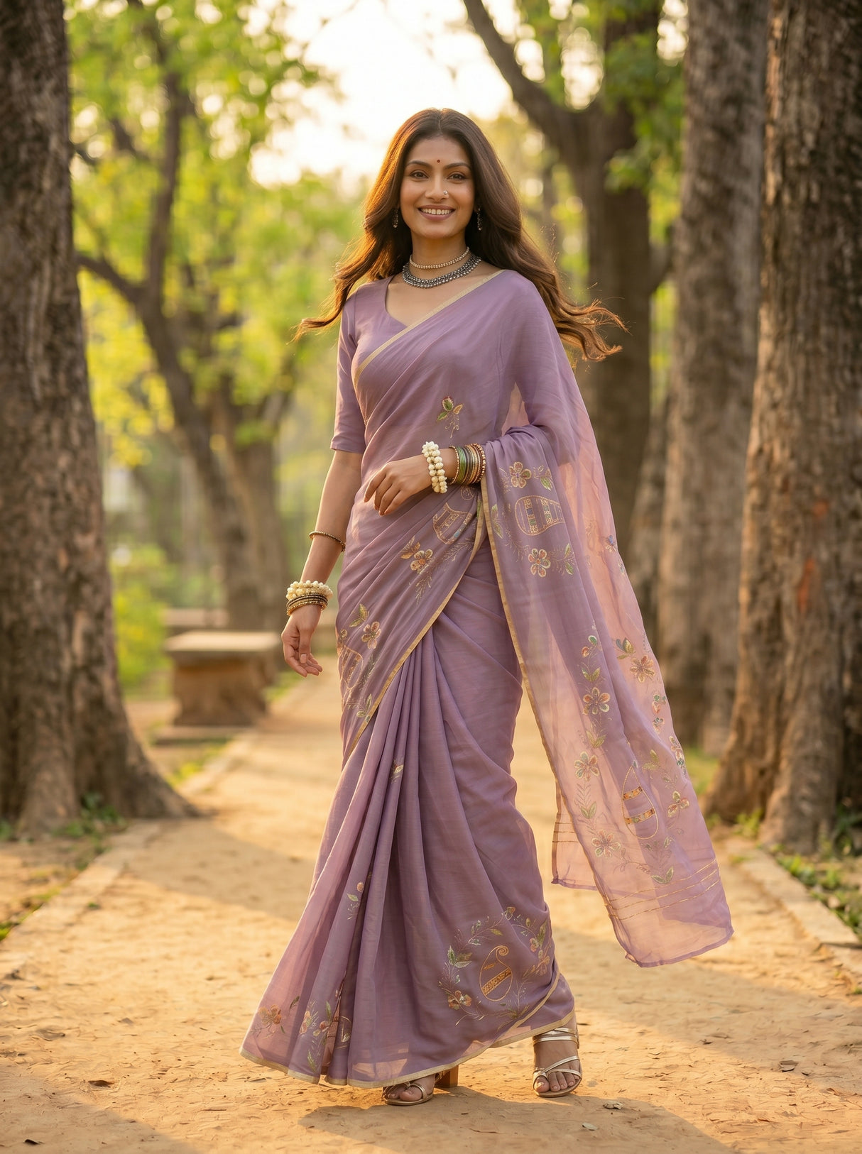 MIMOSA Saree Saree — pose 9 styling detail