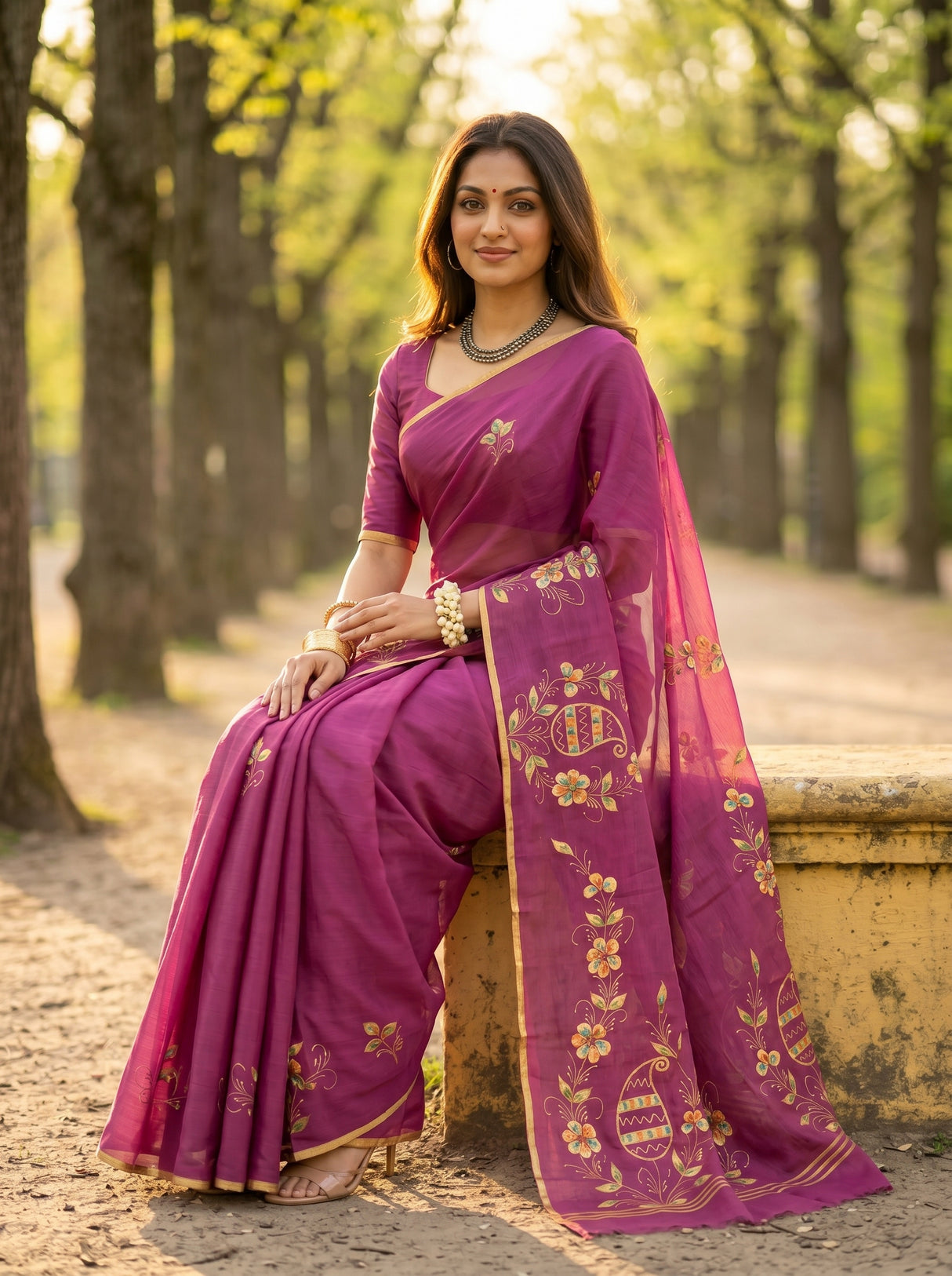 MIMOSA Saree Saree — pose 8 styling detail