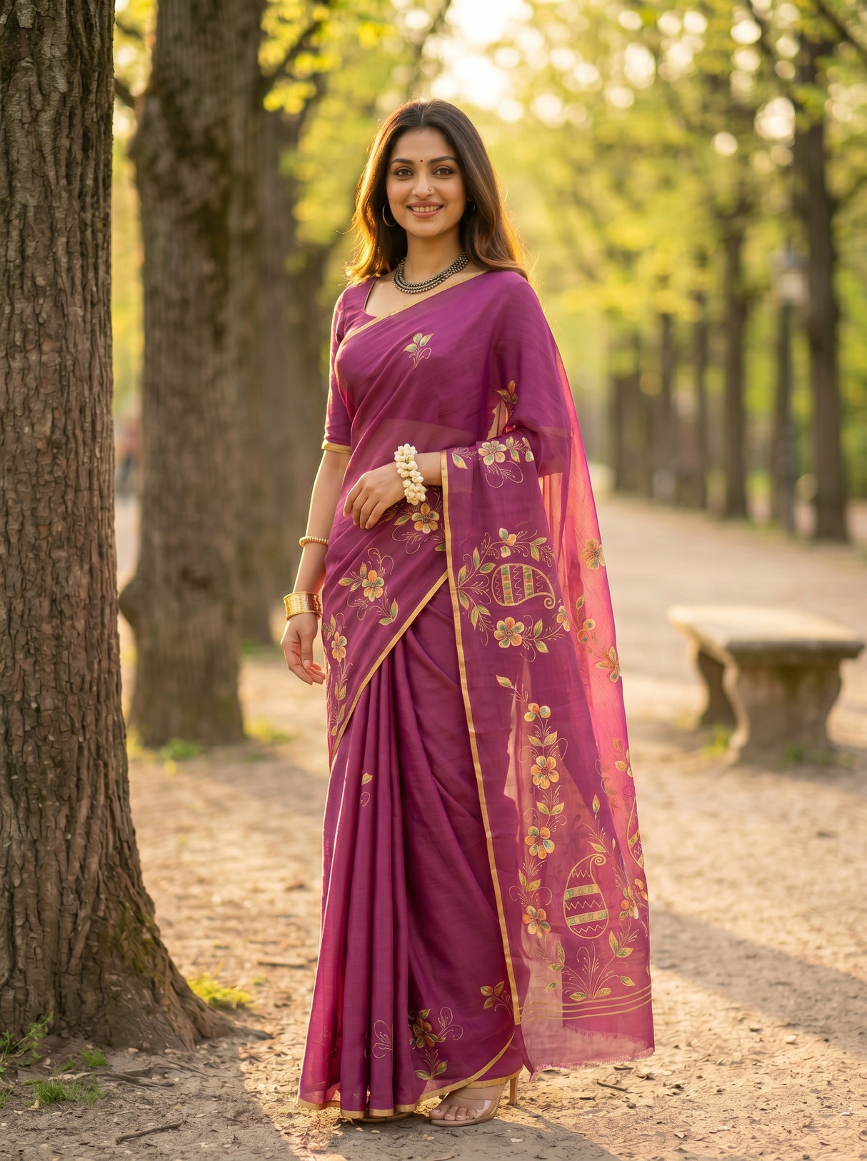 MIMOSA Saree Saree — pose 9 styling detail