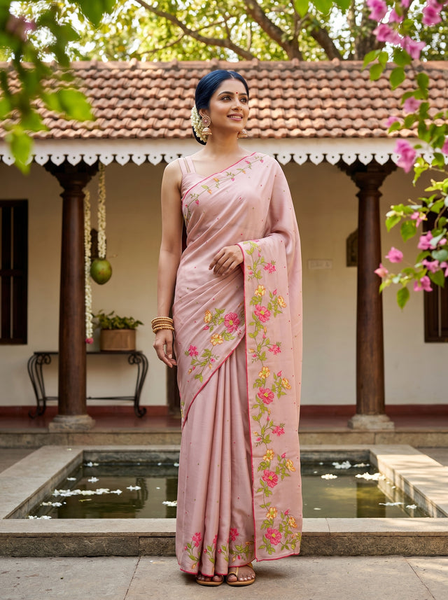 MIMOSA Saree Saree — front view on mannequin