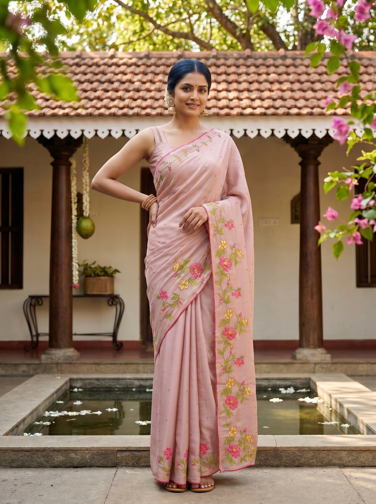 MIMOSA Saree Saree — pose 4 styling detail
