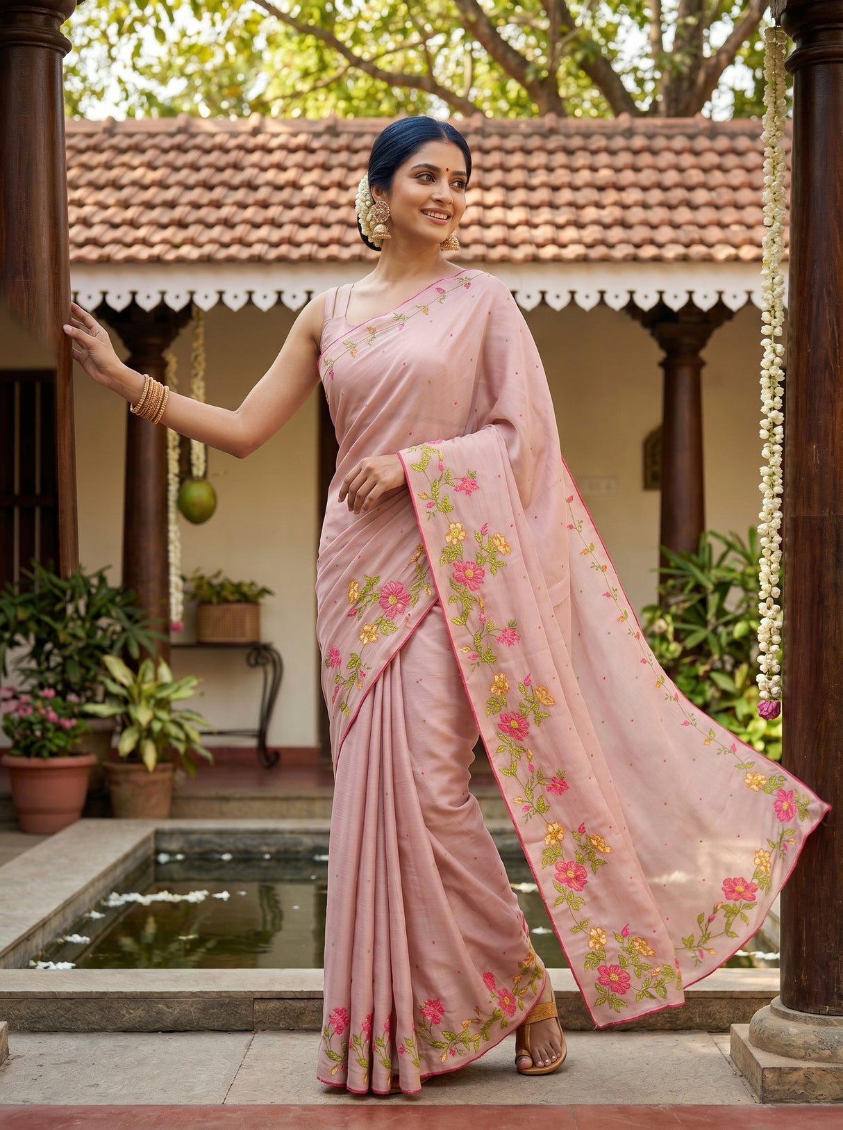 MIMOSA Saree Saree — pose 5 styling detail