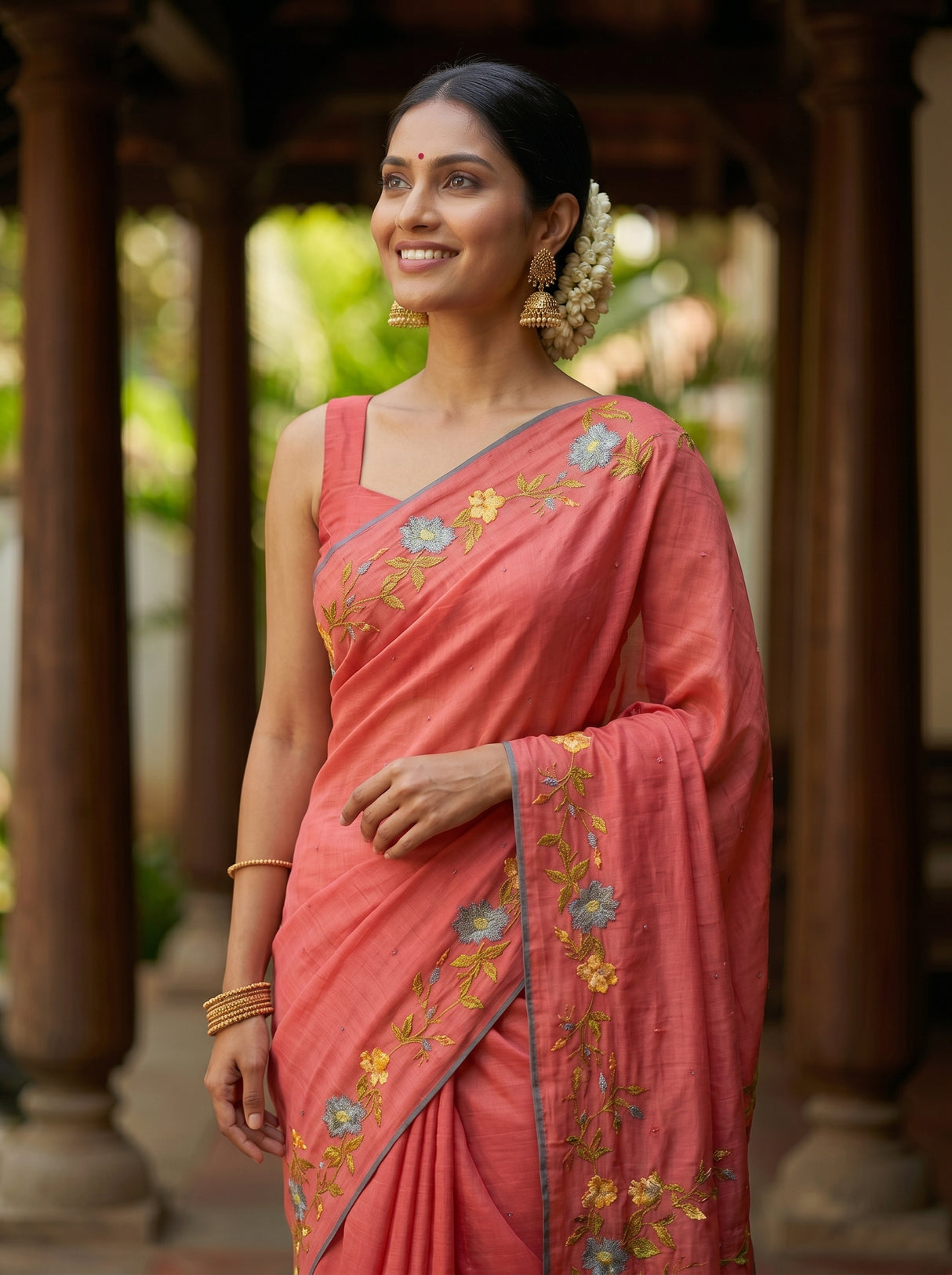 MIMOSA Saree Saree — pose 10 styling detail