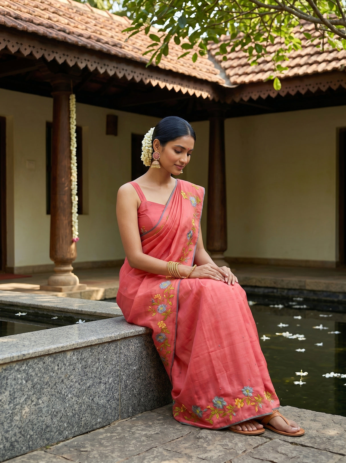 MIMOSA Saree Saree — pose 8 styling detail