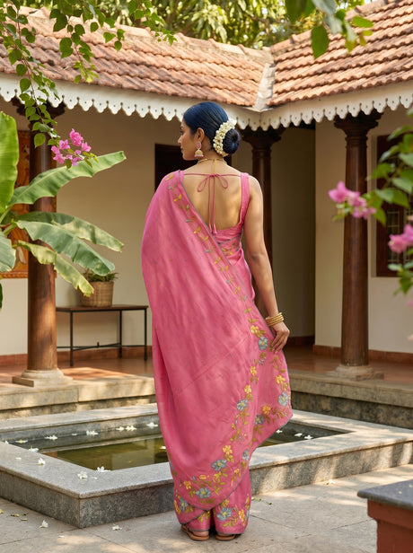 MIMOSA Saree Saree — pose 2 styling detail